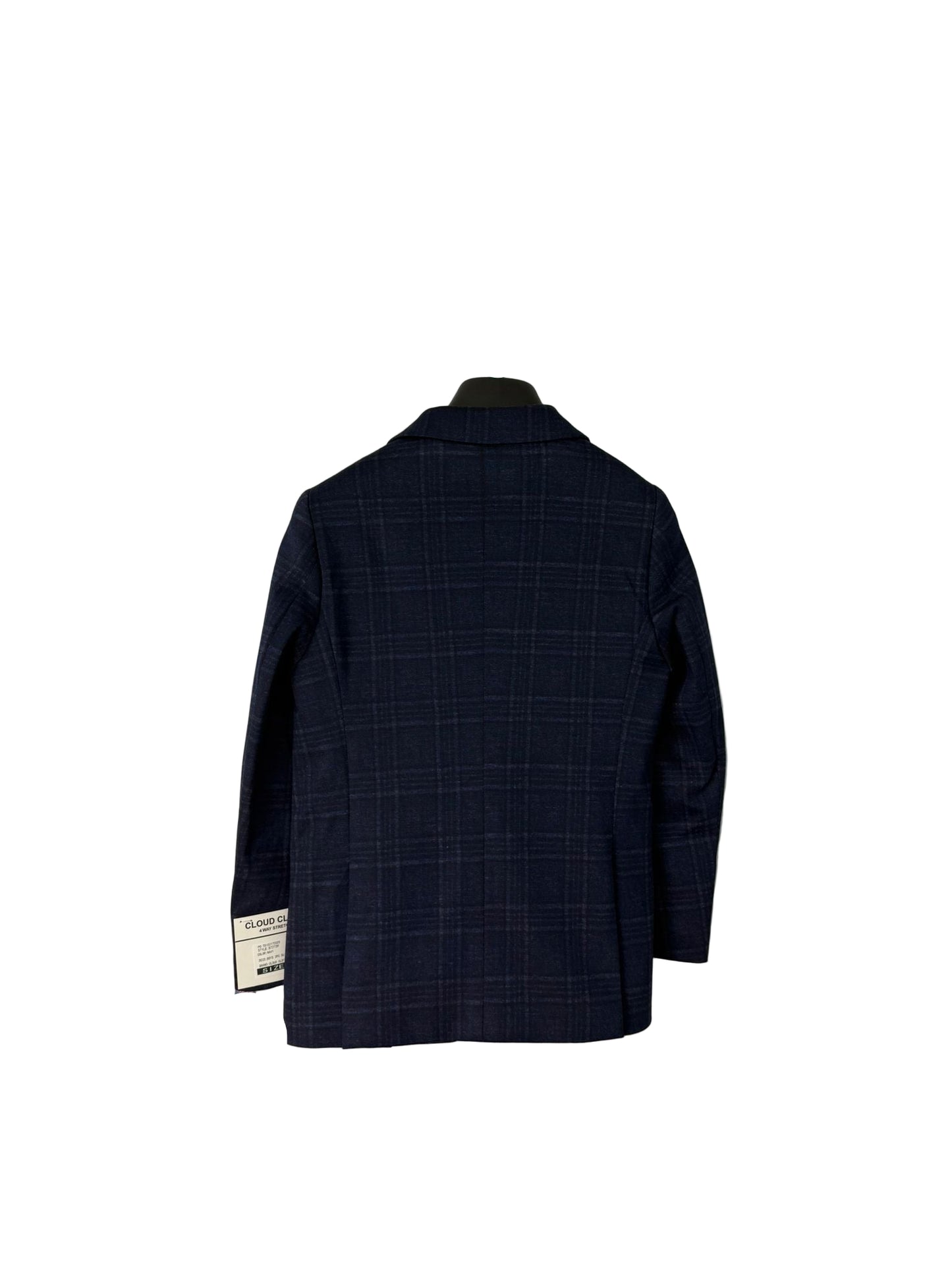 Classic Plaid Boys Suit in Navy
