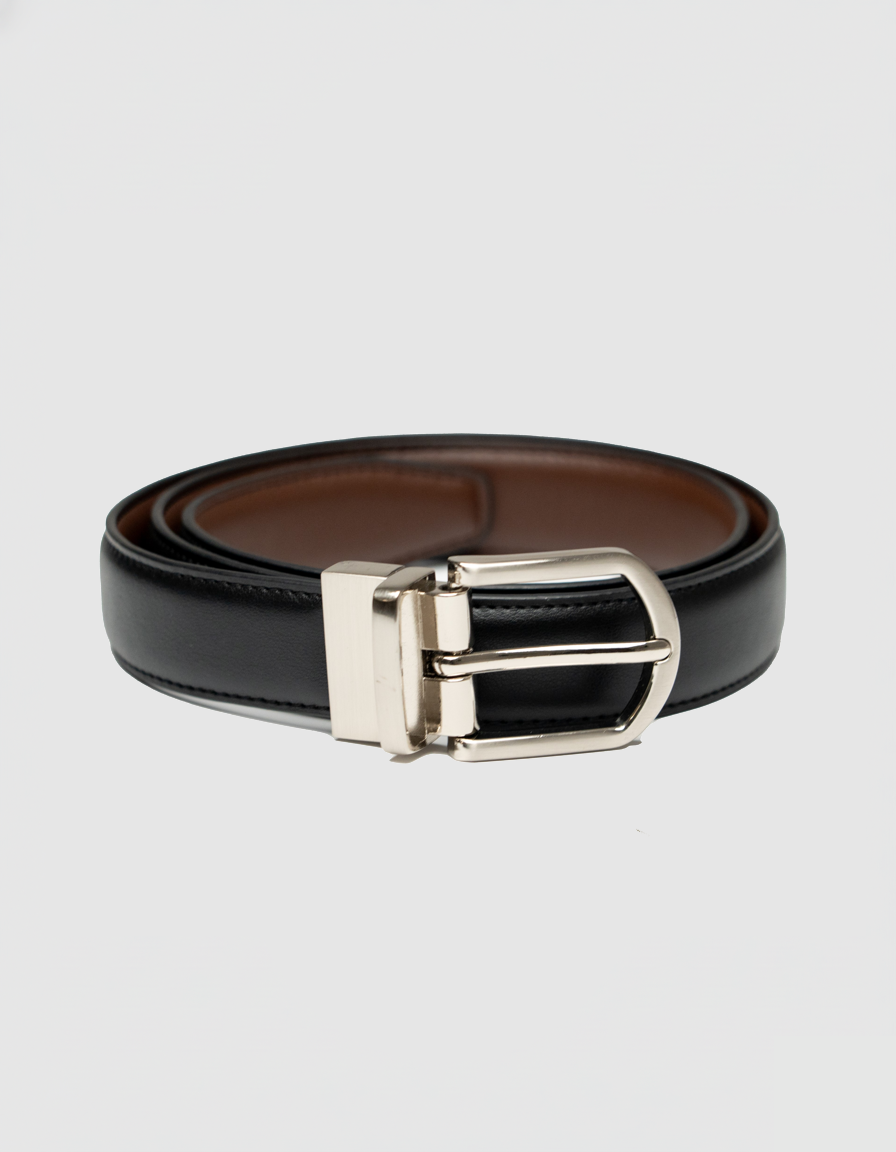TB1285 - Boy's Leather Reversible Belt