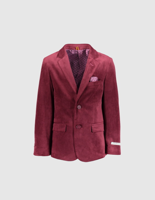 BL8110 - Boy's Velvet Blazer - Multiple Colors Available