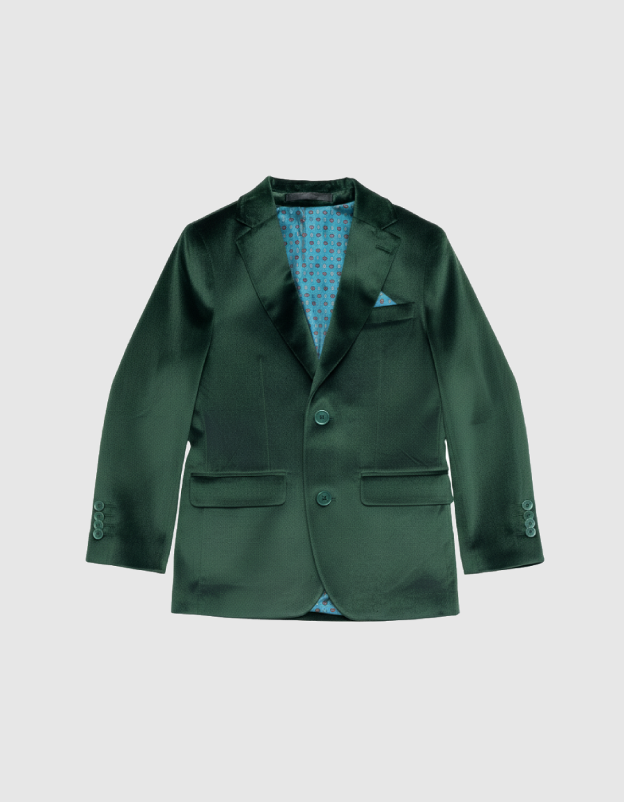 BL8110 - Boy's Velvet Blazer - Multiple Colors Available