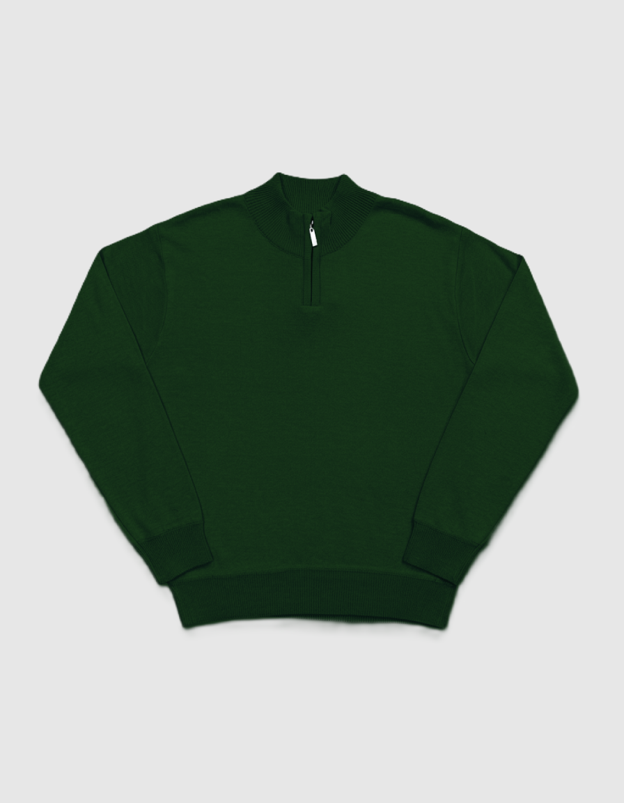 Boys Classic Quarter Zip Sweater