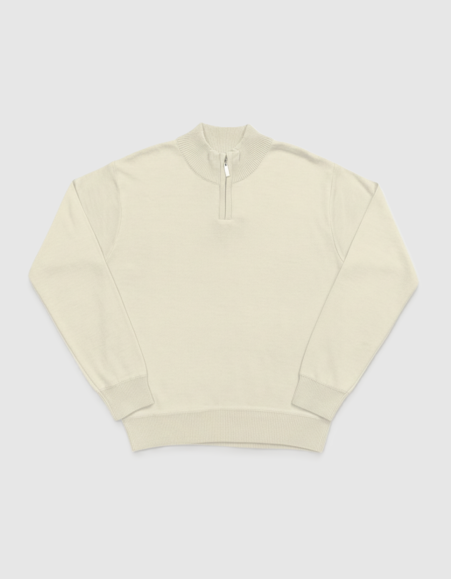 Boys Classic Quarter Zip Sweater