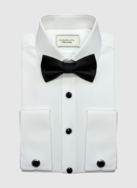 MSH9801T - Men's 4 Way Stretch Tuxedo Shirt with Bow