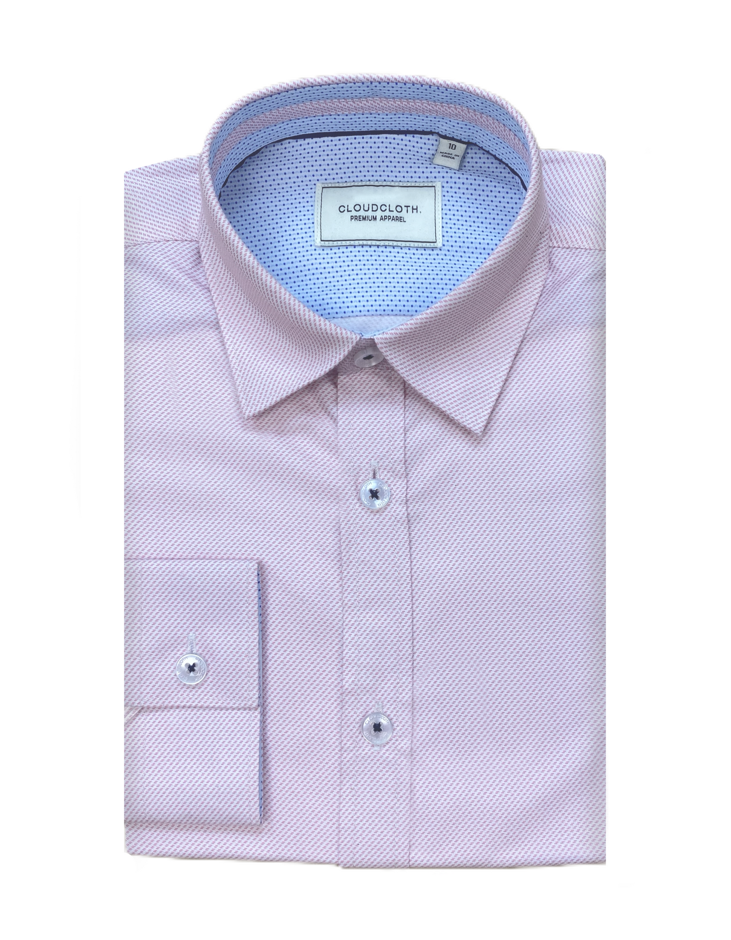 MSH9940 - Men's Light Pink Formal Shirt