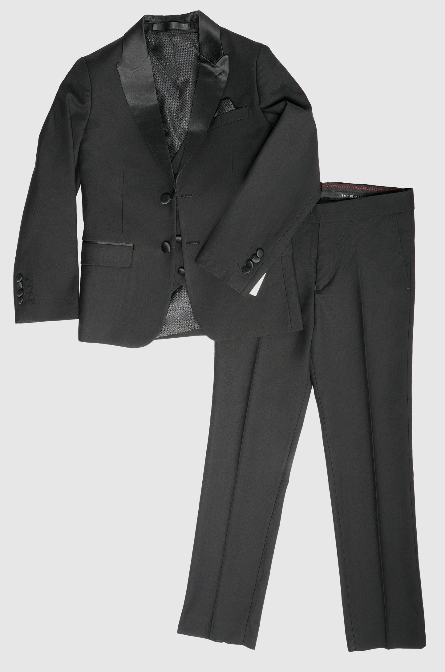 ST2500 - Boy's Tuxedo with Satin Lapel 3PC Set