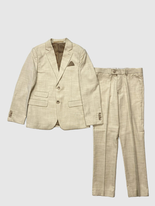 Boy's Chambray Textured Suit