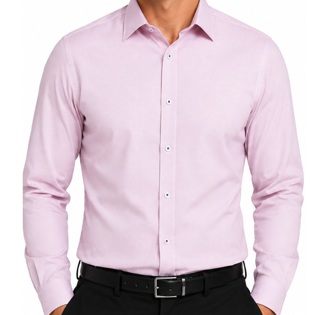 MSH9940 - Men's Light Pink Formal Shirt