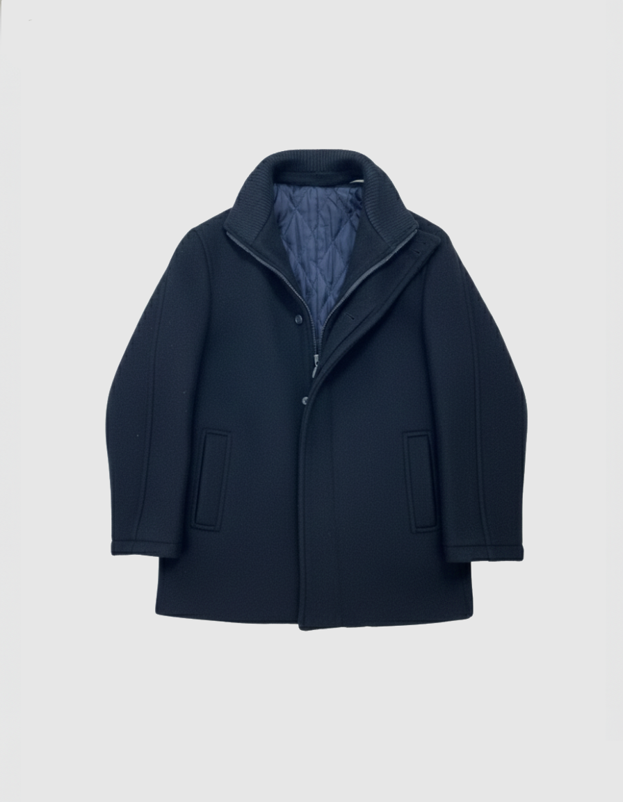 CT1042 - Boys Solid Coat with Insert