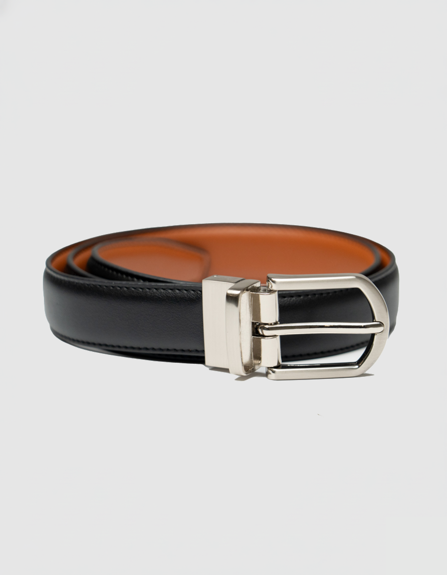TB1285 - Boy's Leather Reversible Belt
