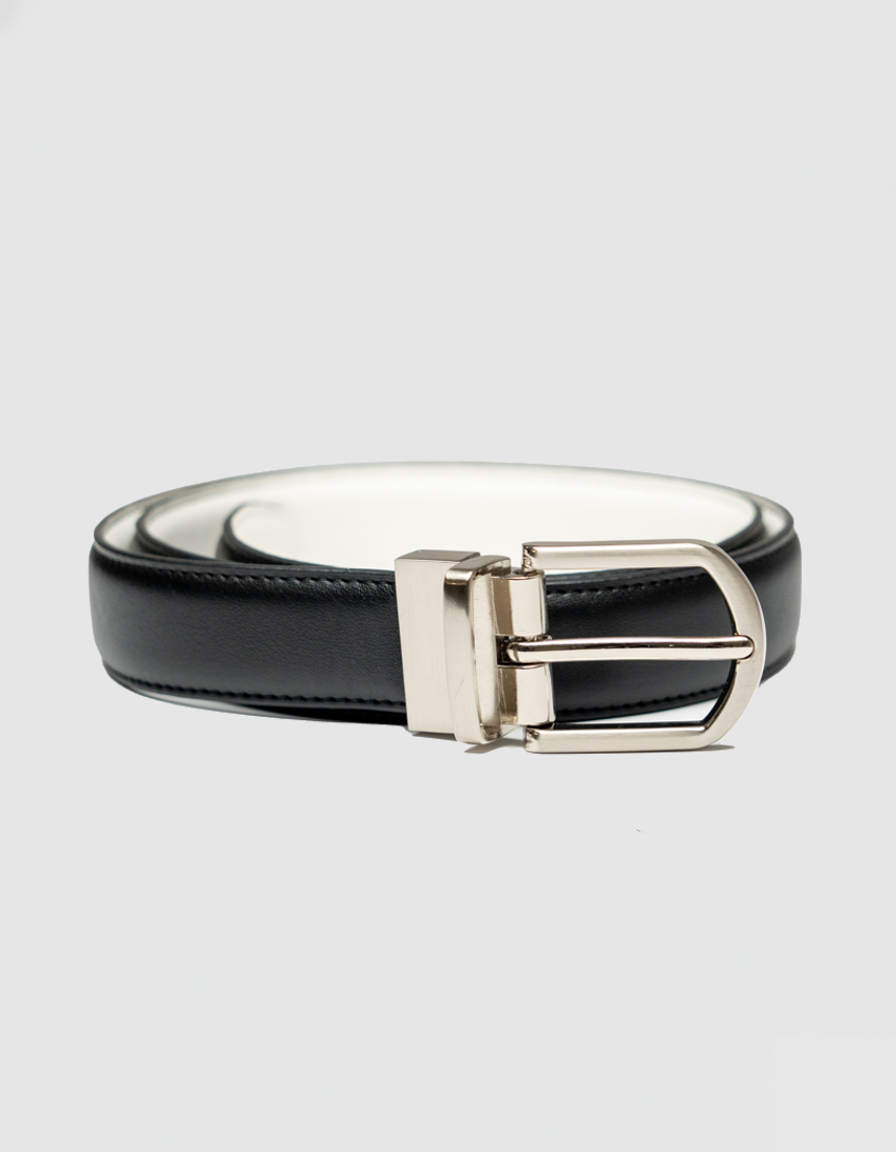 TB1285 - Boy's Leather Reversible Belt