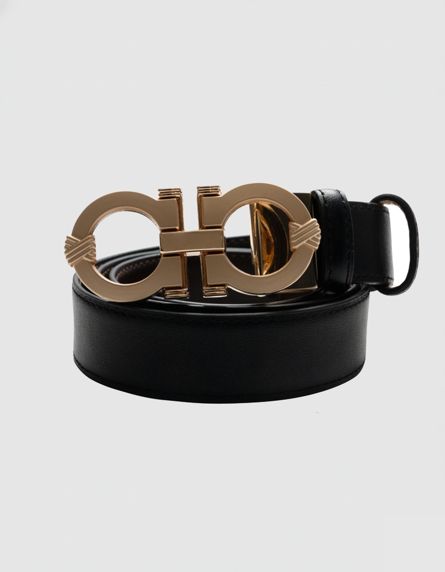 TB1286 - Boy's Leather Reversible Belt