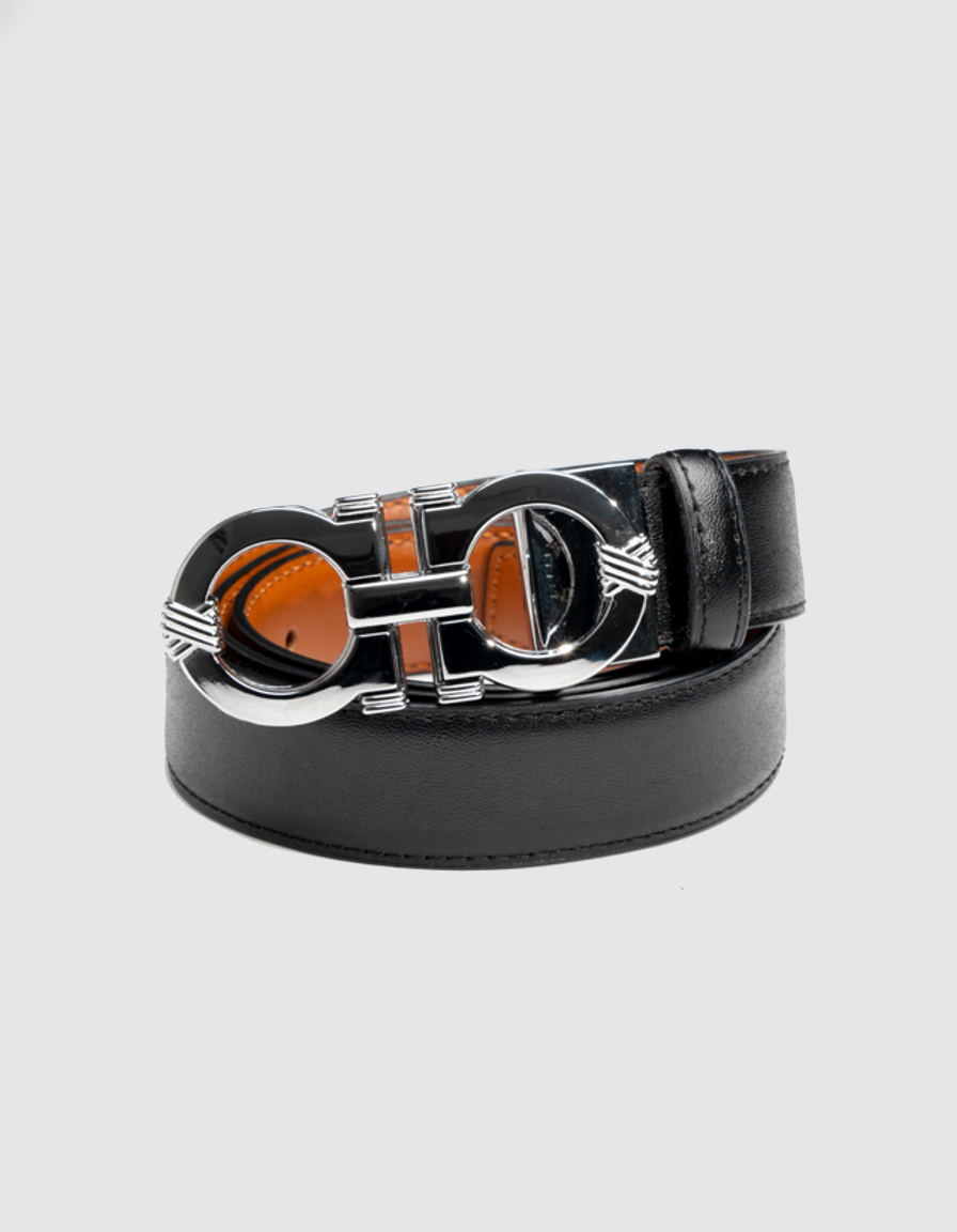 TB1286 - Boy's Leather Reversible Belt